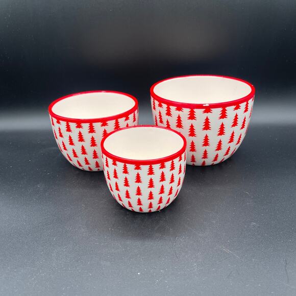 Walgreens Christmas Tree Nesting Bowls - Set of 3 - Picture 6 of 16